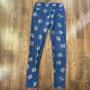 LuLaRoe OS elephant leggings